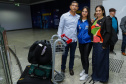  Estudantes participantes do programa Ganhando o Mundo, do Governo do Estado, chegam ao Aeroporto Afonso Pena após estudarem um semestre letivo na Nova Zelândia 
