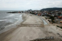 Primeiro headland começa a ganhar forma na Orla de Matinhos