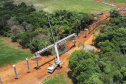 Com travessia aérea, Pato Branco ganha uma das mais modernas estações de tratamento de esgoto do Paraná