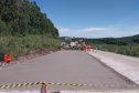 Com 90% da obra pronta, DER prevê concluir pavimento de concreto da PRC-280 ainda em 2022