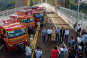 Governador entrega sete caminhões aos Bombeiros para combate a incêndios florestais