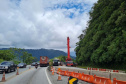 Guindaste do DER chega à BR-277 para obra emergencial no Litoral 
