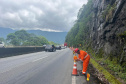 Sem interrupções, avançam obras emergenciais na BR-277 