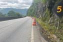 Sem interrupções, avançam obras emergenciais na BR-277 