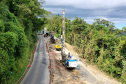 Estrada da Graciosa - obras de recuperação da Estrada da Graciosa, depois dos desmoronamentos causados pelas chuvas Foto: Albari Rosa/AEN