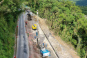 Estrada da Graciosa - obras de recuperação da Estrada da Graciosa, depois dos desmoronamentos causados pelas chuvas Foto: Albari Rosa/AEN