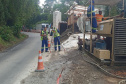Obras estrada da Graciosa