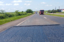 Rodovia entre Maringá e Peabiru recebe obras de conservação no pavimento e pintura