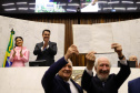 Posse do governador Carlos Massa Ratinho Junior e do vice-governador Darci Piana.
