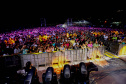 Show de Cesar Menoti e Fabiano em matinhos.Foto:Ari Dias/AEN