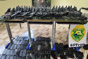 Polícia Militar apreende dois caminhões com 160 armas em Iporã e Perobal