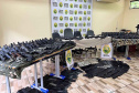 Polícia Militar apreende dois caminhões com 160 armas em Iporã e Perobal