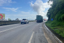 DER-PR retira guindaste da BR-277 para melhorar tráfego neste final de semana