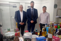  novo presidente do Ipem, Cesar Antonio Tuoto Silveira Mello. Na oportunidade, ele se apresentou aos servidores e conheceu os laboratórios do instituto