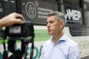 Apresentação do ônibus a gás