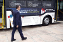 Apresentação do ônibus a gás