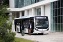 Apresentação do ônibus a gás