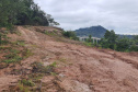 Contenção de rochas em União da Vitória avança com chegada de maquinário 