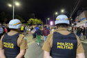 Com reforço de especializadas, Polícia Militar leva mais segurança aos foliões no Litoral