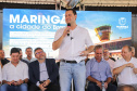  O governador Carlos Massa Ratinho Junior anunciou o início da usina fotovoltaica no aeroporto de Maringá.