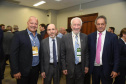 O vice-governador Darci Piana e o secretário da Agricultura, Norberto Ortigara, participaram da abertura da ExpoApras 2023.