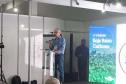 O secretário da Agricultura Norberto Ortigara participou ainda do 1.° Fórum Soja Baixo Carbono, promovido pela Embrapa.