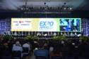 O vice-governador Darci Piana e o secretário da Agricultura, Norberto Ortigara, participaram da abertura da ExpoApras 2023.