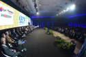 O vice-governador Darci Piana e o secretário da Agricultura, Norberto Ortigara, participaram da abertura da ExpoApras 2023.