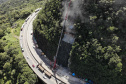 Análise indica reforços na contenção do km 41 da BR-277; obra termina dia 15 