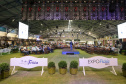 O governador Carlos Massa Ratinho Junior participou da abertura da ExpoFrísia, em Carambeí.