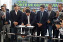 O Governador Carlos Massa Ratinho Junior anunciou a emissão da licença ambiental prévia para a construção da Ponte de Guaratuba, no Litoral do Paraná. 