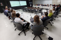Técnicos do Instituto Água e Terra e do Banco Mundial se reuniram nesta quarta-feira (10) no Palácio das Araucárias para avançar no programa i9 Ambiental.