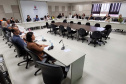 Técnicos do Instituto Água e Terra e do Banco Mundial se reuniram nesta quarta-feira (10) no Palácio das Araucárias para avançar no programa i9 Ambiental.