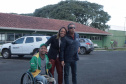 Flávia Arantes do Nascimento, que é uma das filhas de Pelé, visitou nesta sexta-feira (12) as obras de construção das pistas de skate anexas ao Ginásio do Tarumã, em Curitiba.