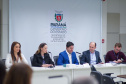  Guto SIlva ladeado por Marcos Marini e Daniela Schlogel 