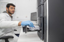 Técnicos do Tecpar analisam as amostras coletadas de abelhas mortas e favos  para  identificar se há resíduos de agrotóxicos.