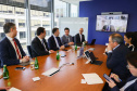O governador Carlos Massa Ratinho Junior se reuniu nesta sexta-feira (12) com representantes do Banco Mundial nos Estados Unidos. O encontro marcou o encerramento da passagem da comitiva liderada por ele a Nova York e Washington. 