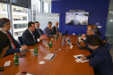 O governador Carlos Massa Ratinho Junior se reuniu nesta sexta-feira (12) com representantes do Banco Mundial nos Estados Unidos. O encontro marcou o encerramento da passagem da comitiva liderada por ele a Nova York e Washington. 