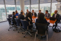 O governador Carlos Massa Ratinho Junior se reuniu nesta sexta-feira (12) com representantes do Banco Mundial nos Estados Unidos. O encontro marcou o encerramento da passagem da comitiva liderada por ele a Nova York e Washington. 