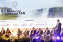 18ª edição, o Festival das Cataratas promoveu, na noite desta quarta-feira (31), no Hotel Recanto Cataratas, a solenidade de abertura do evento. Contou com a participação do governador do Paraná, Carlos Massa Ratinho Junior, Daniela Carneiro, ministra de Turismo do Brasil, e Sofía de Montiel de Afara, ministra do Turismo do Paraguai.