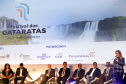 18ª edição, o Festival das Cataratas promoveu, na noite desta quarta-feira (31), no Hotel Recanto Cataratas, a solenidade de abertura do evento. Contou com a participação do governador do Paraná, Carlos Massa Ratinho Junior, Daniela Carneiro, ministra de Turismo do Brasil, e Sofía de Montiel de Afara, ministra do Turismo do Paraguai.