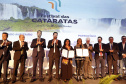 18ª edição, o Festival das Cataratas promoveu, na noite desta quarta-feira (31), no Hotel Recanto Cataratas, a solenidade de abertura do evento. Contou com a participação do governador do Paraná, Carlos Massa Ratinho Junior, Daniela Carneiro, ministra de Turismo do Brasil, e Sofía de Montiel de Afara, ministra do Turismo do Paraguai.