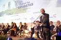 18ª edição, o Festival das Cataratas promoveu, na noite desta quarta-feira (31), no Hotel Recanto Cataratas, a solenidade de abertura do evento. Contou com a participação do governador do Paraná, Carlos Massa Ratinho Junior, Daniela Carneiro, ministra de Turismo do Brasil, e Sofía de Montiel de Afara, ministra do Turismo do Paraguai.