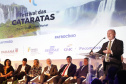 18ª edição, o Festival das Cataratas promoveu, na noite desta quarta-feira (31), no Hotel Recanto Cataratas, a solenidade de abertura do evento. Contou com a participação do governador do Paraná, Carlos Massa Ratinho Junior, Daniela Carneiro, ministra de Turismo do Brasil, e Sofía de Montiel de Afara, ministra do Turismo do Paraguai.