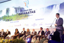 18ª edição, o Festival das Cataratas promoveu, na noite desta quarta-feira (31), no Hotel Recanto Cataratas, a solenidade de abertura do evento. Contou com a participação do governador do Paraná, Carlos Massa Ratinho Junior, Daniela Carneiro, ministra de Turismo do Brasil, e Sofía de Montiel de Afara, ministra do Turismo do Paraguai.