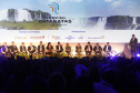 18ª edição, o Festival das Cataratas promoveu, na noite desta quarta-feira (31), no Hotel Recanto Cataratas, a solenidade de abertura do evento. Contou com a participação do governador do Paraná, Carlos Massa Ratinho Junior, Daniela Carneiro, ministra de Turismo do Brasil, e Sofía de Montiel de Afara, ministra do Turismo do Paraguai.