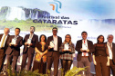 18ª edição, o Festival das Cataratas promoveu, na noite desta quarta-feira (31), no Hotel Recanto Cataratas, a solenidade de abertura do evento. Contou com a participação do governador do Paraná, Carlos Massa Ratinho Junior, Daniela Carneiro, ministra de Turismo do Brasil, e Sofía de Montiel de Afara, ministra do Turismo do Paraguai.