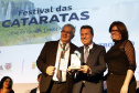 18ª edição, o Festival das Cataratas promoveu, na noite desta quarta-feira (31), no Hotel Recanto Cataratas, a solenidade de abertura do evento. Contou com a participação do governador do Paraná, Carlos Massa Ratinho Junior, Daniela Carneiro, ministra de Turismo do Brasil, e Sofía de Montiel de Afara, ministra do Turismo do Paraguai.