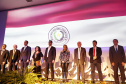 18ª edição, o Festival das Cataratas promoveu, na noite desta quarta-feira (31), no Hotel Recanto Cataratas, a solenidade de abertura do evento. Contou com a participação do governador do Paraná, Carlos Massa Ratinho Junior, Daniela Carneiro, ministra de Turismo do Brasil, e Sofía de Montiel de Afara, ministra do Turismo do Paraguai.