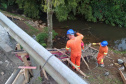 Reforma de pontes na PR-411 em Morretes